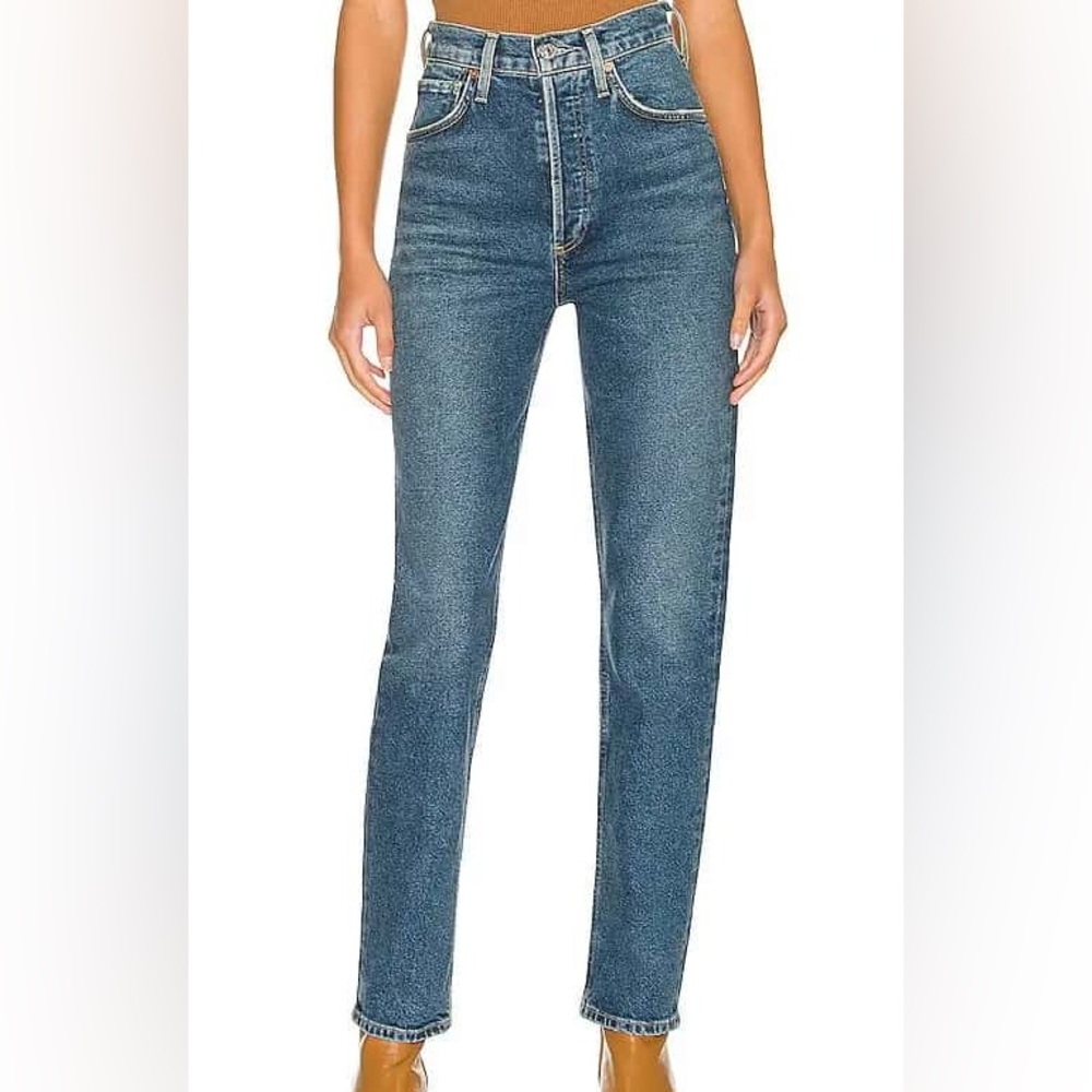 Citizens Of Humanity Sabine Blue Straight Leg Jeans